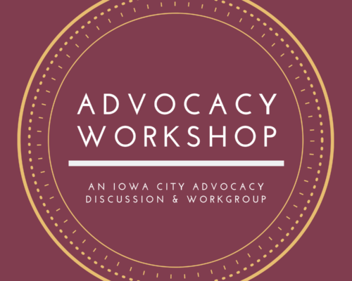 Advocacy workshop logo